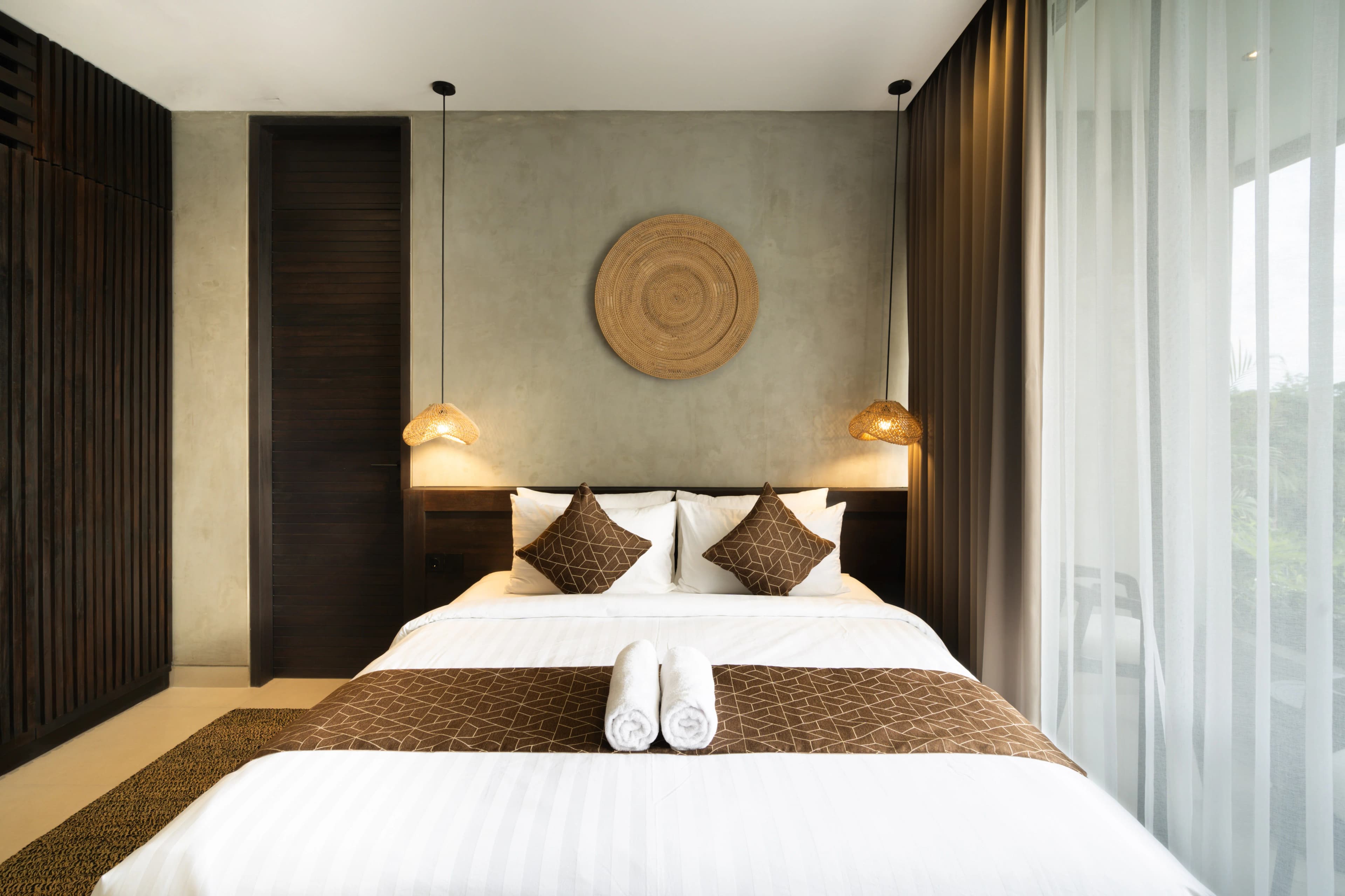 Kayat Villa Bali bedroom interior, view 2