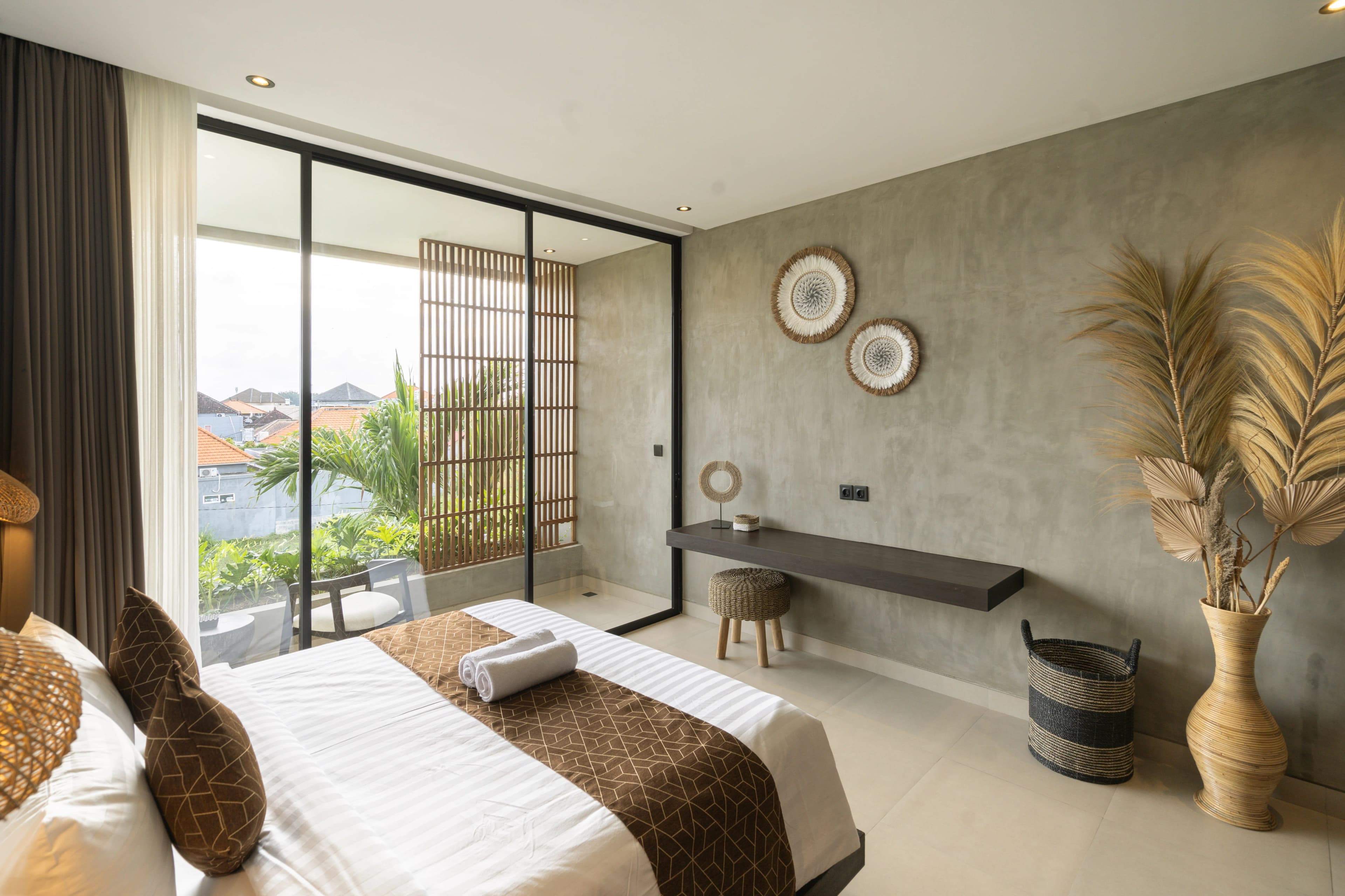Kayat Villa Bali bedroom interior, view 3