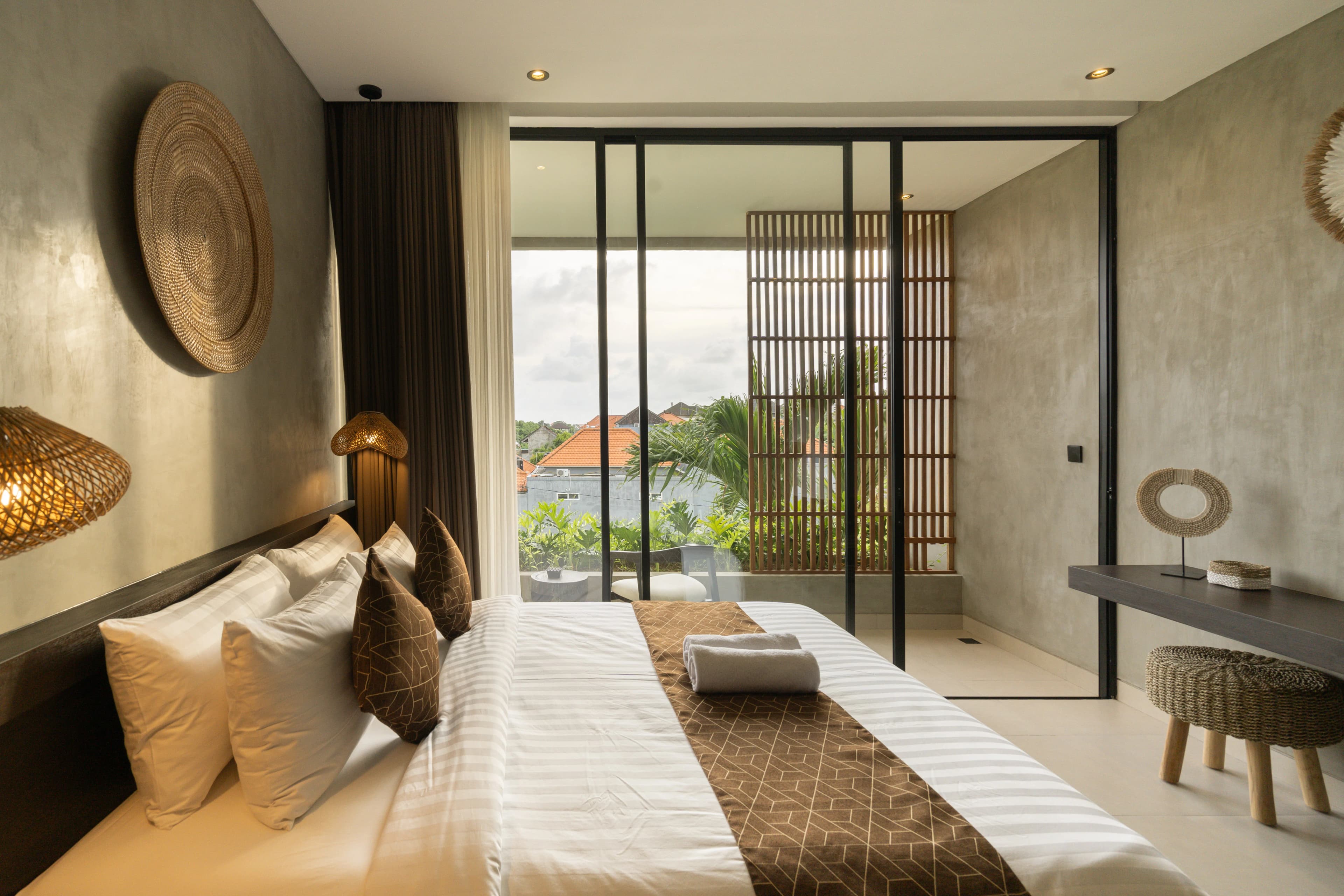 Kayat Villa Bali bedroom interior, view 4