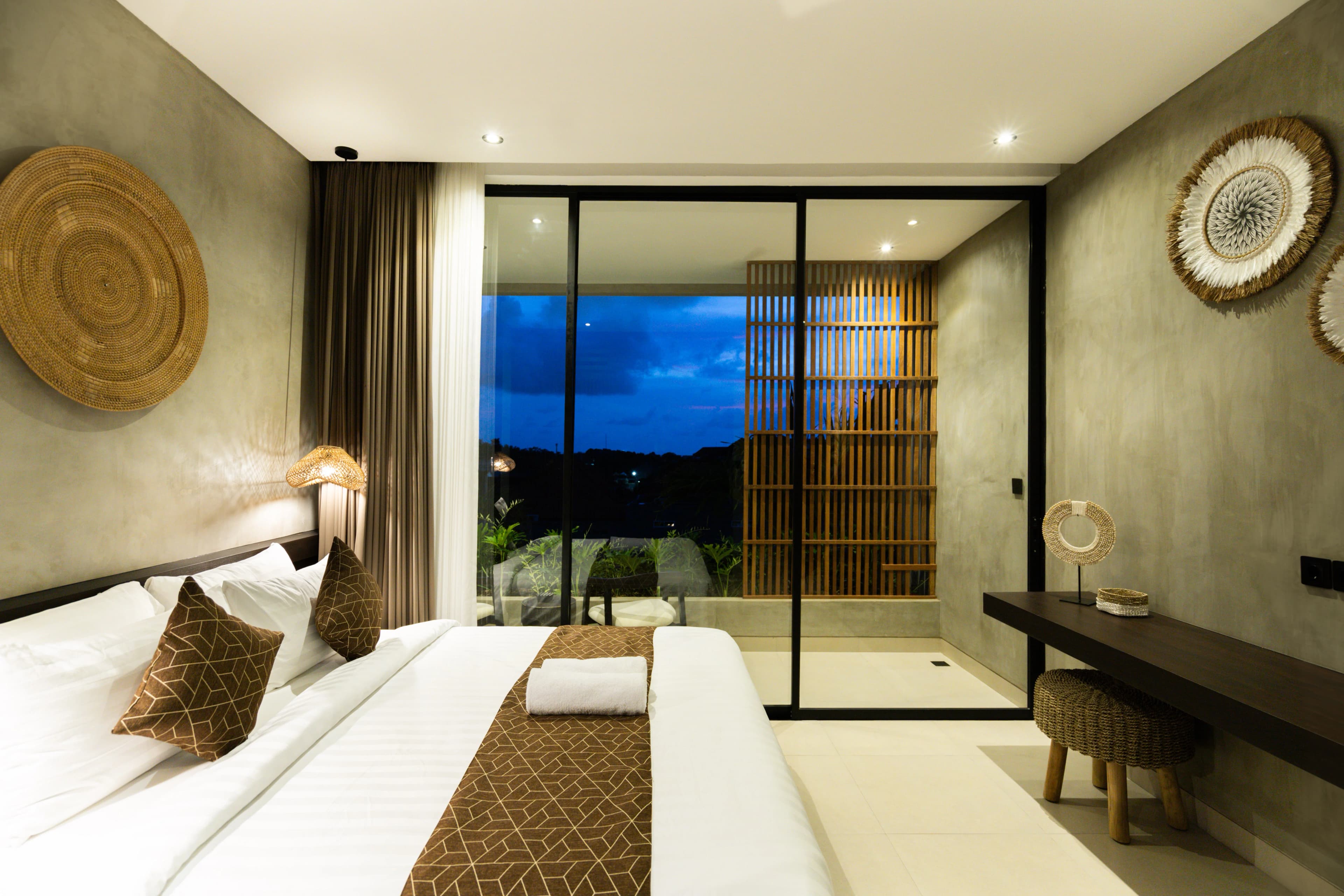 Kayat Villa Bali bedroom interior, view 5