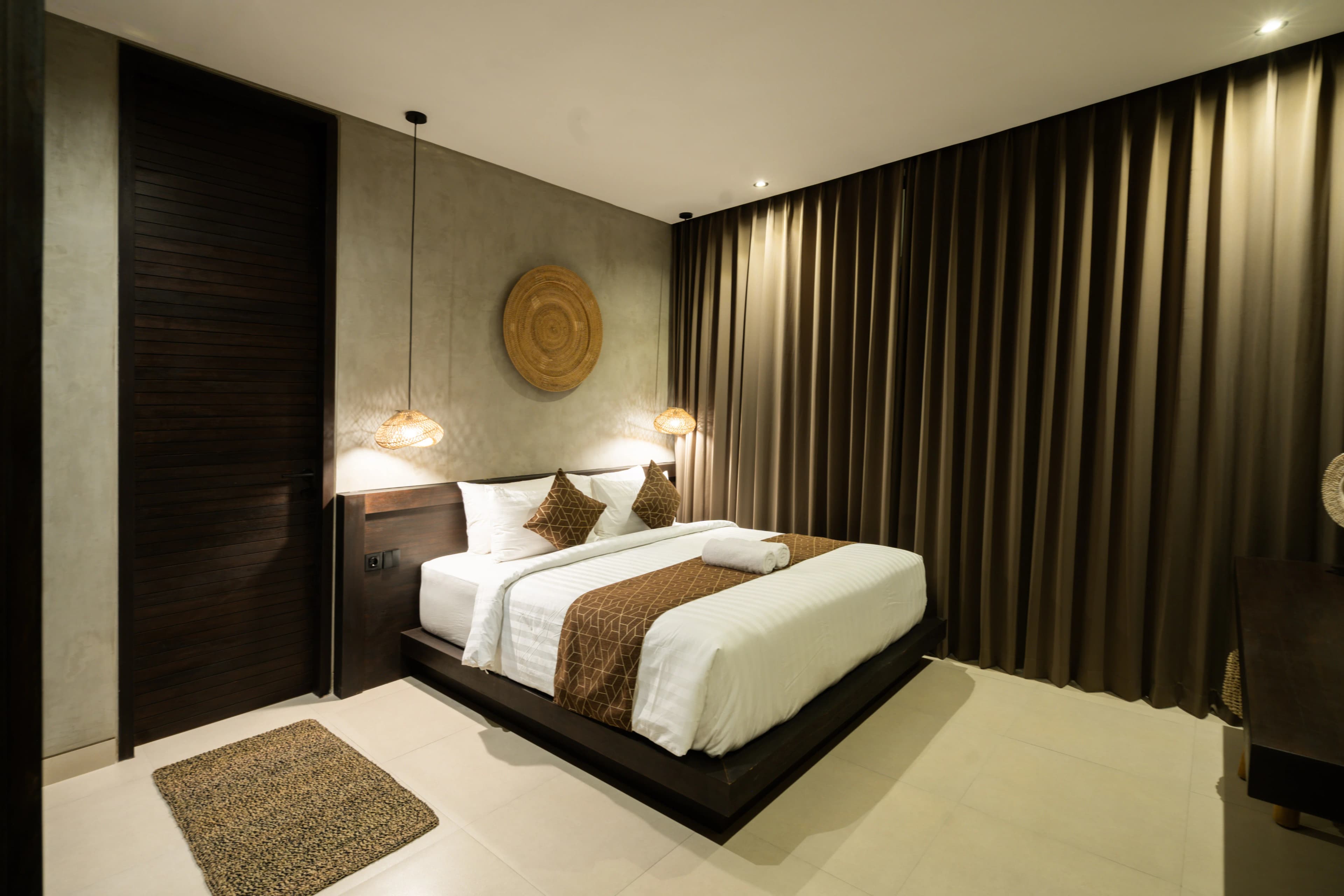 Kayat Villa Bali bedroom interior, view 6