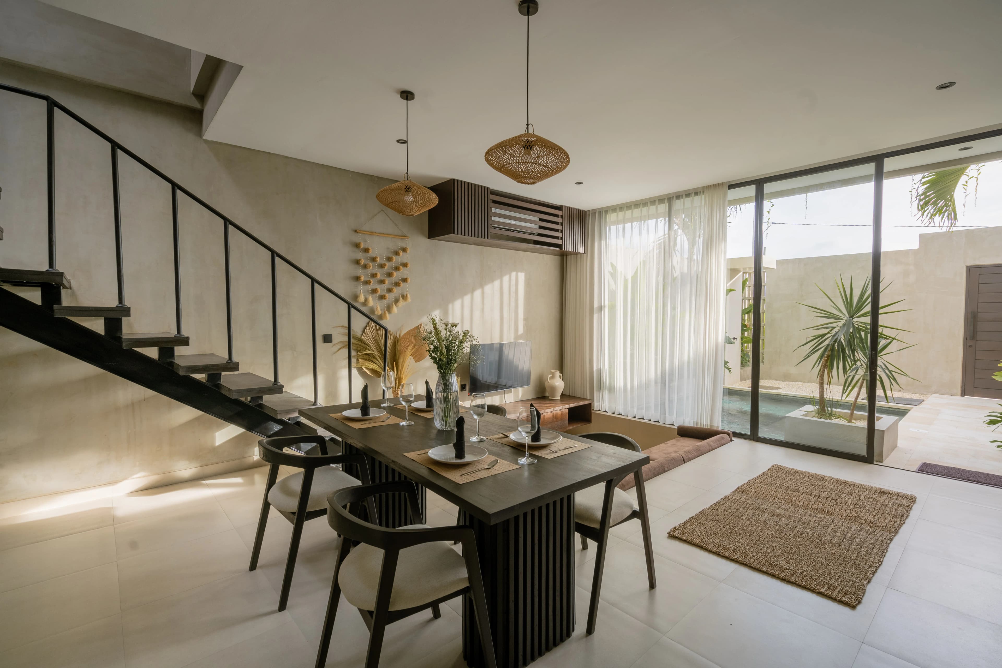 Kayat Villa Bali dining area, view 1