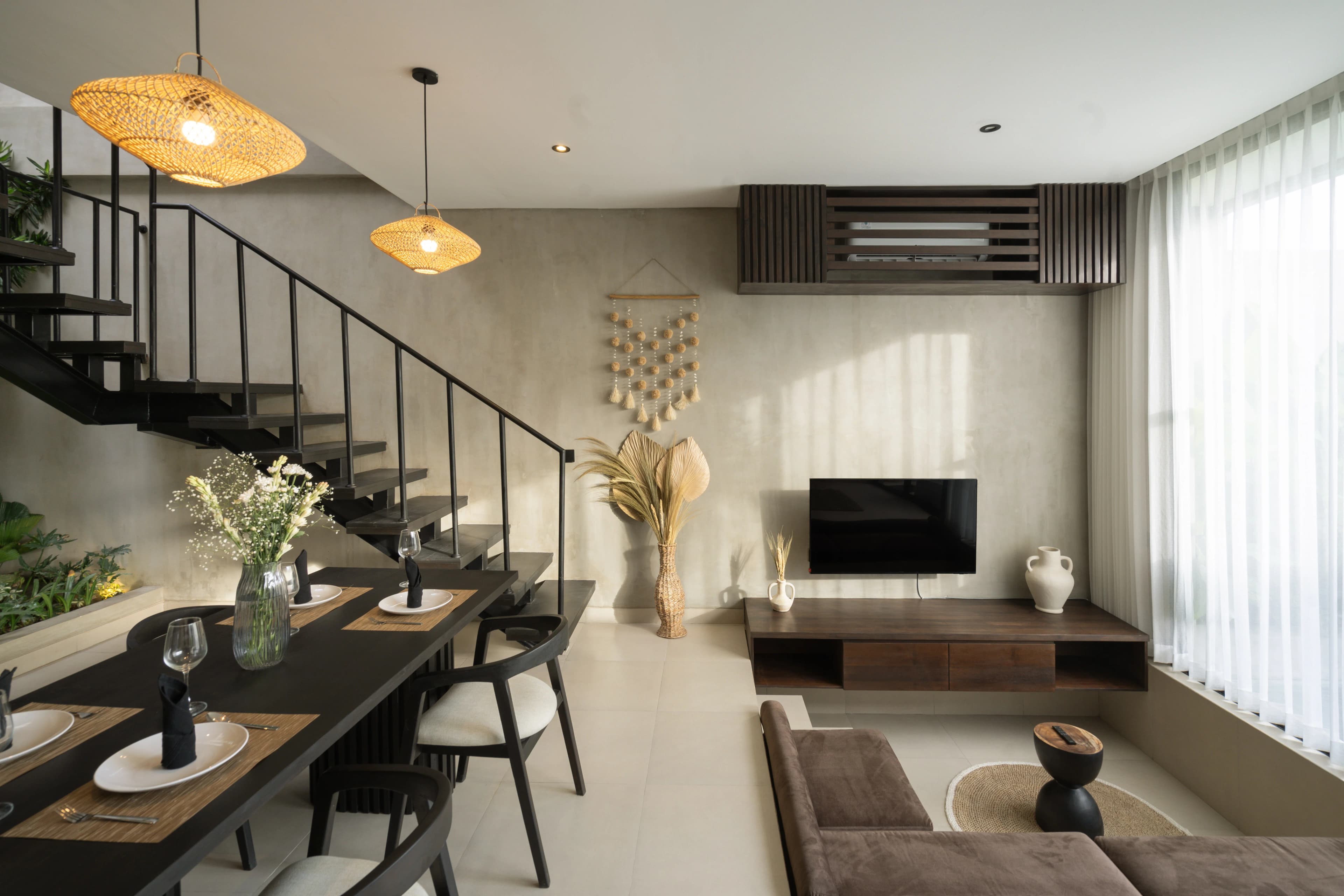 Kayat Villa Bali living room interior, view 1