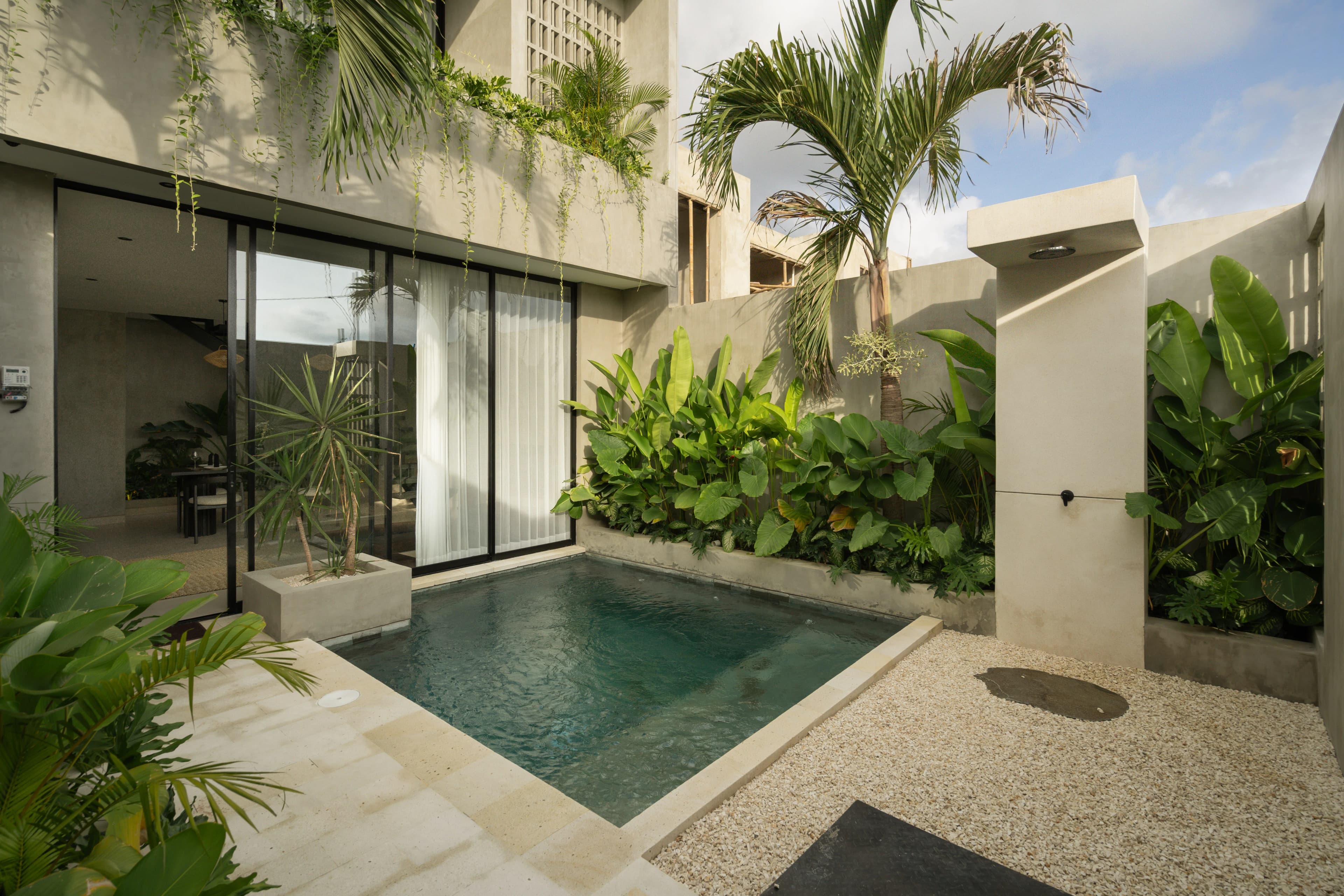 Kayat Villa Bali private swimming pool, view 2